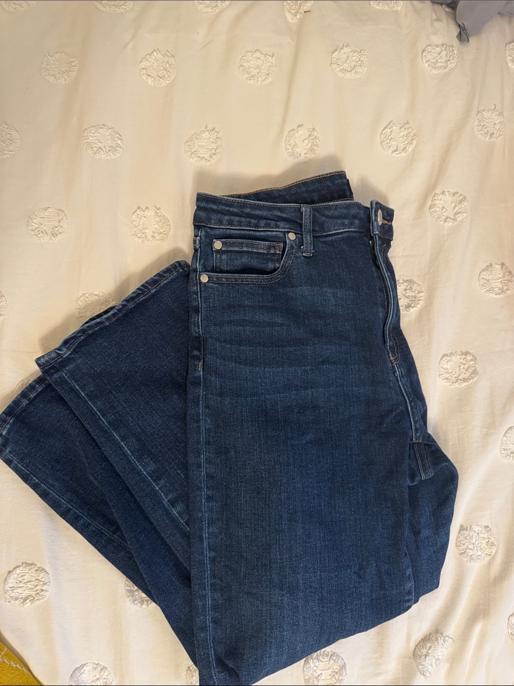 Quince Bella Stretch Straight Jeans Midnight Blue